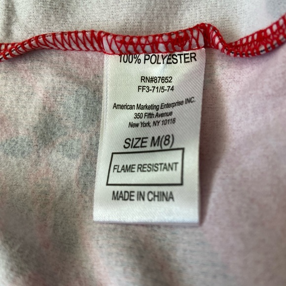 Rudolph Girl's Plaid 'Oh Deer' Button Down Flannel Christmas Pajama Set - Picture 9 of 10